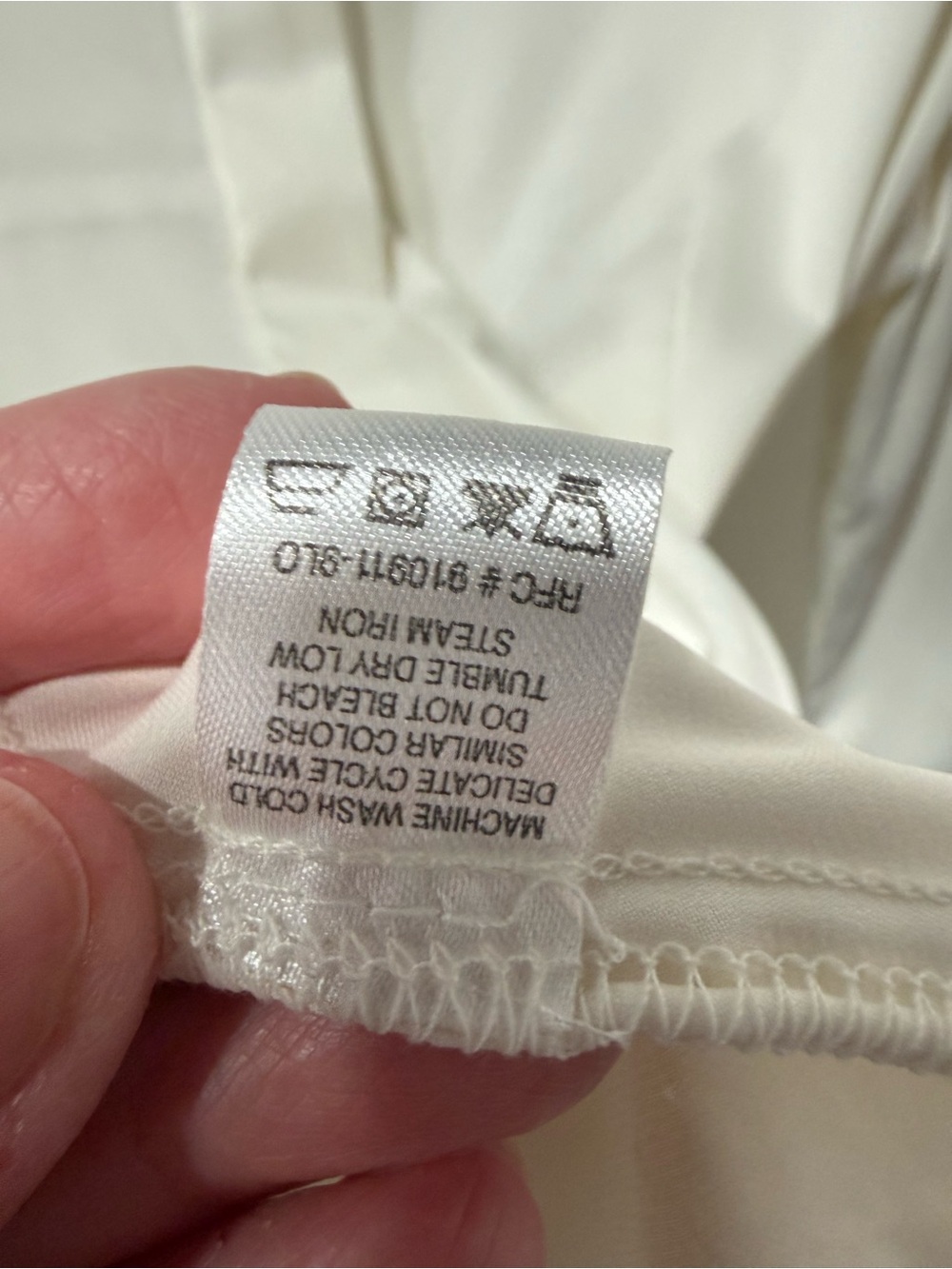George Ivory Stretch Satin Button-Up Top - Picture 7 of 10
